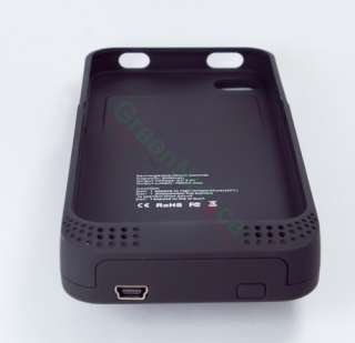 External Battery Charger Case for Apple iPhone 4 2000mA  