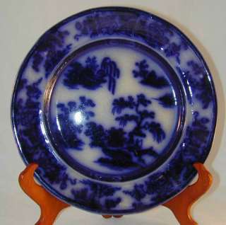 Antique Flow Blue Formosa Ironstone Plate William Ridgeway 