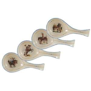  COWGIRL SPOON REST SET/4