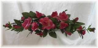 PINK MAUVE Silk Rose Swag Wedding Centerpiece Flowers  