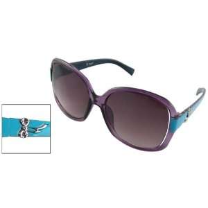   Arms Purple Full Rim Ladies Leisure Sunglasses