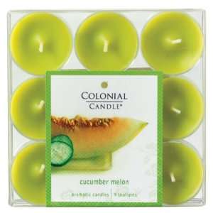  Club Pack of 54 Tea Light Cucumber Melon Aromatic Candles 