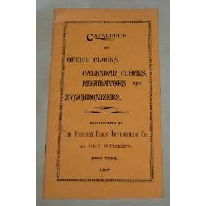   Synchronizers (Reprint Edition) Prentiss Clock Improvement Co. Books