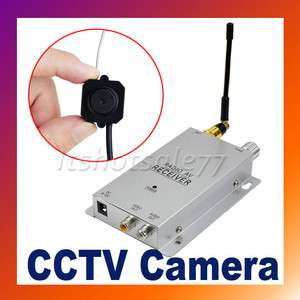   Wireless Hidden CCTV Security Video AV Color Pinhole Camera Cam  