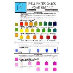  Well Water Check Home Test Kit 