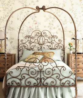Beautiful Wrought Iron King Bedroom set from Solid Poplar    Your 