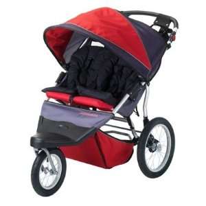  Free Wheeler AL 2 Red & Black Swivel Wheel Stroller 