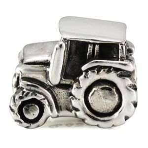 Farm Tractor Authentic Ohm Bead 925 Sterling Silver fits European 