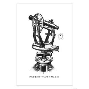  Engineers Transit No. 1M Giclee Poster Print, 24x32