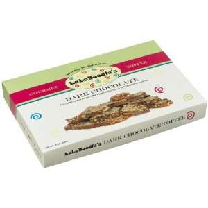   Dark Chocolate Toffee with Almonds and Walnuts, 16 Ounce Box