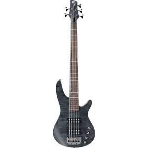  Ibanez SRX590 Electric 5 String Bass Guitar   Transparent 