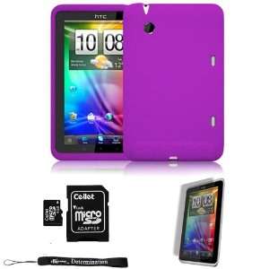 Cover Protective Slim Durable Silicon Skin Case for HTC Flyer 3G WiFi 