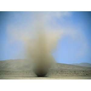  Swirling Wind Kicks up a Dust Devil Near the Pan American 