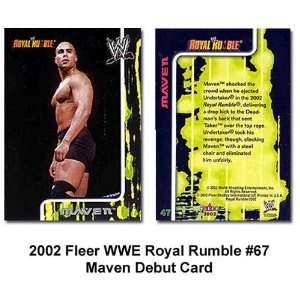  Fleer Royal Rumble Maven WWE Debut Card